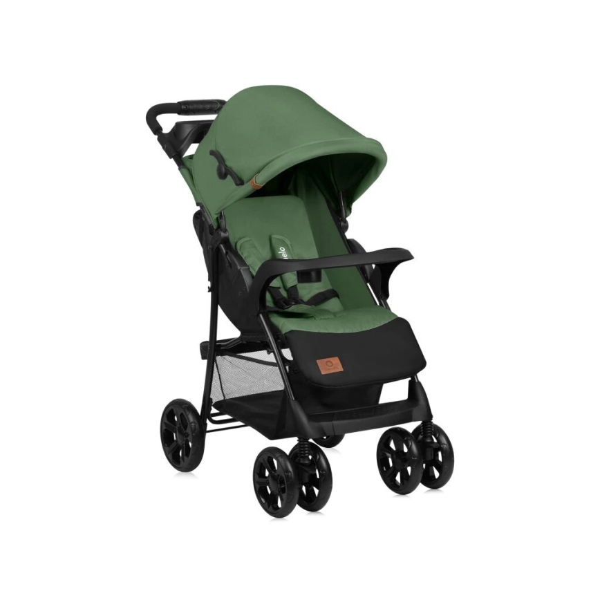 Lionelo - Sportieve kinderwagen EMMA PLUS groen/zwart
