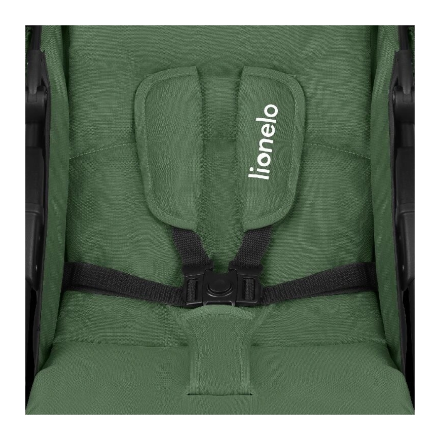 Lionelo - Sportieve kinderwagen EMMA PLUS groen/zwart