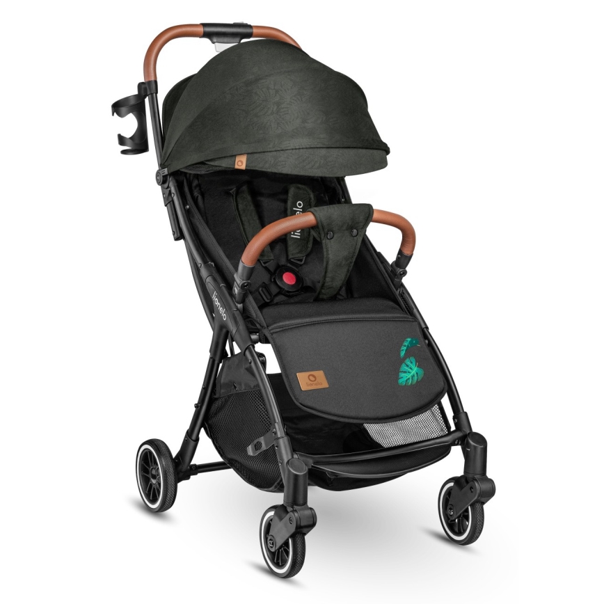 Lionelo - Sportieve kinderwagen JULIE ONE Tropisch groen