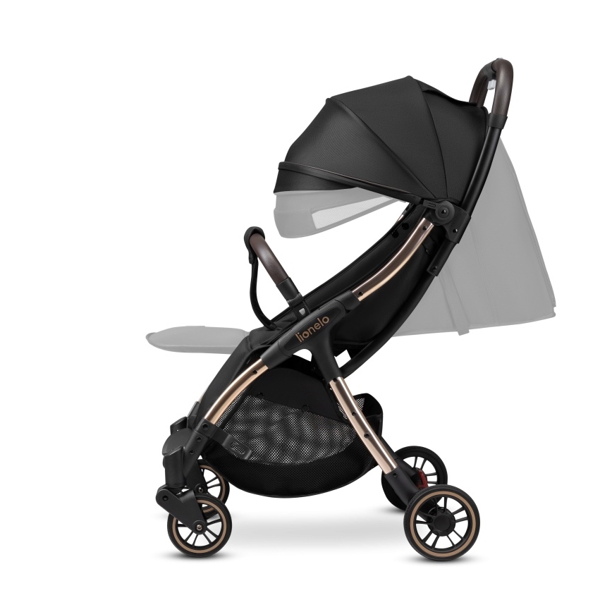 Lionelo - Sportieve kinderwagen JULIE ONE Zwart/Goud