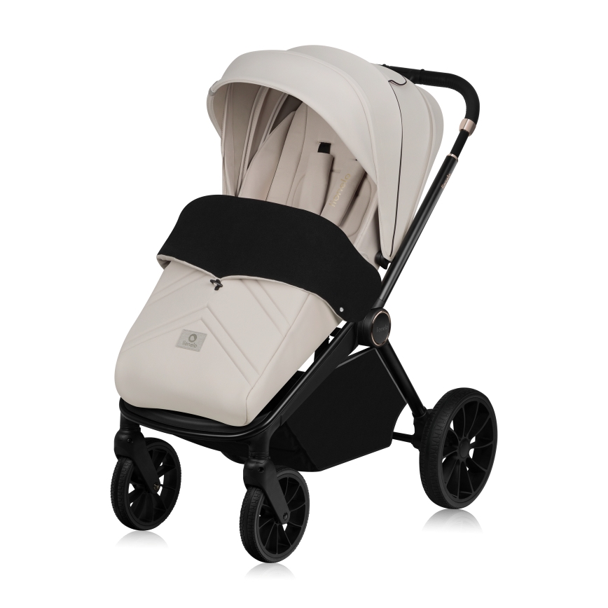 Lionelo - Sportieve kinderwagen MIKA PLUS Beige Sand