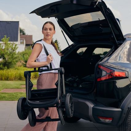 Lionelo - Sportieve kinderwagen MIKA PLUS Grijs Stone