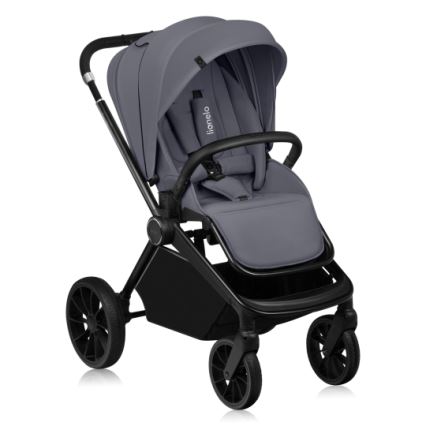 Lionelo - Sportieve kinderwagen MIKA PLUS Grijs Stone