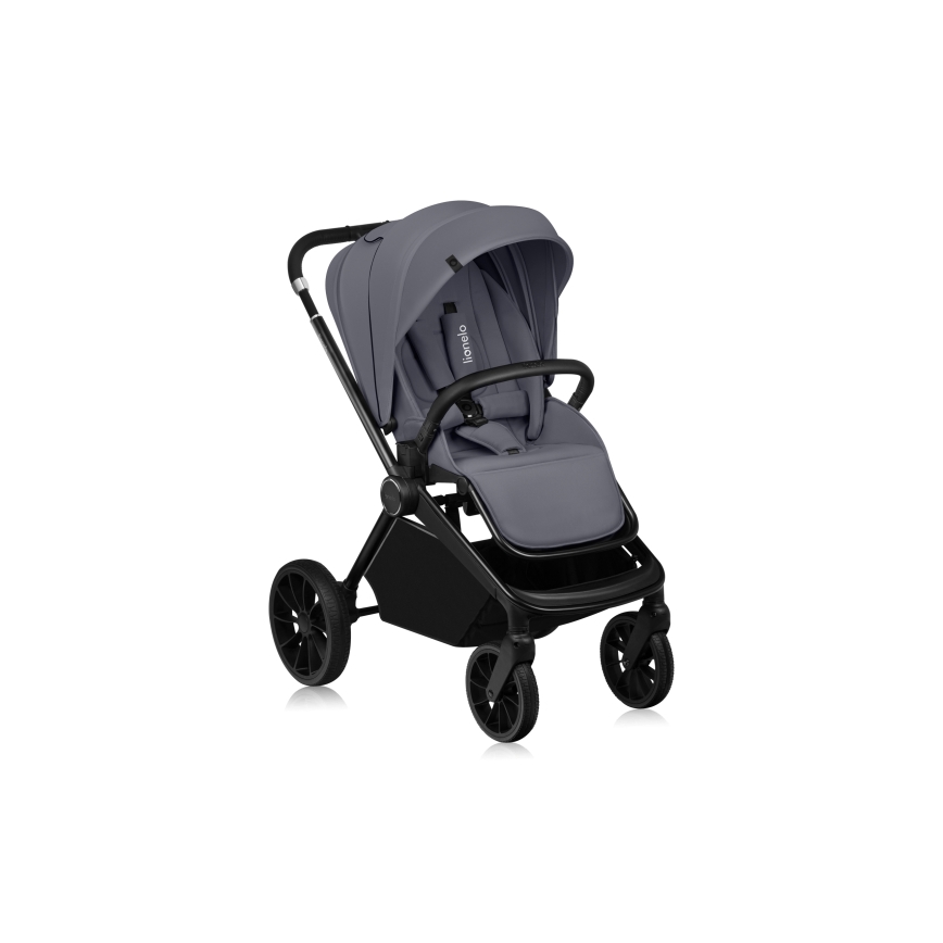 Lionelo - Sportieve kinderwagen MIKA PLUS Grijs Stone