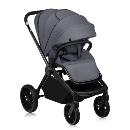 Lionelo - Sportieve kinderwagen MIKA PLUS Grijs Stone