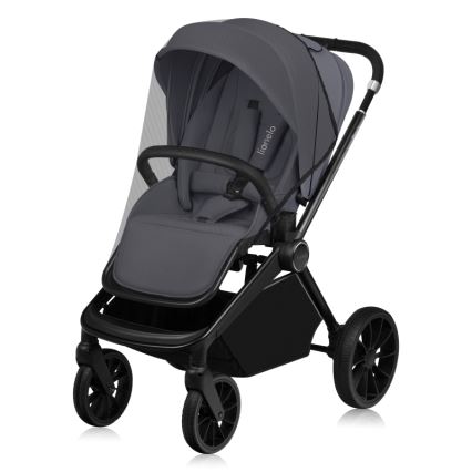 Lionelo - Sportieve kinderwagen MIKA PLUS Grijs Stone