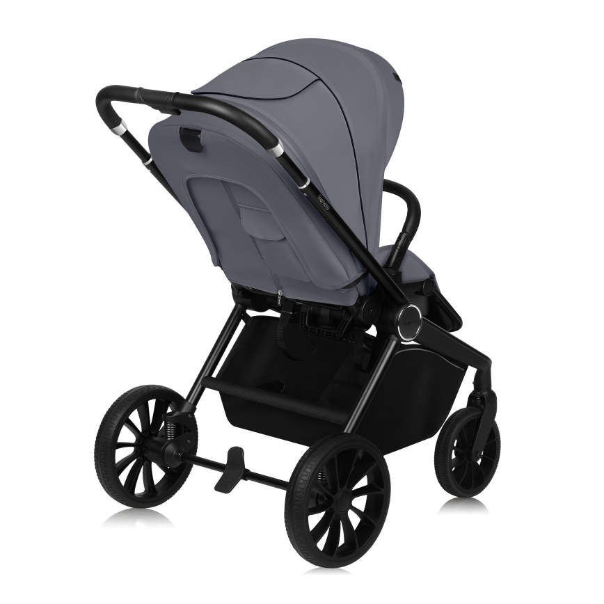 Lionelo - Sportieve kinderwagen MIKA PLUS Grijs Stone