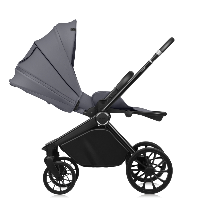 Lionelo - Sportieve kinderwagen MIKA PLUS Grijs Stone