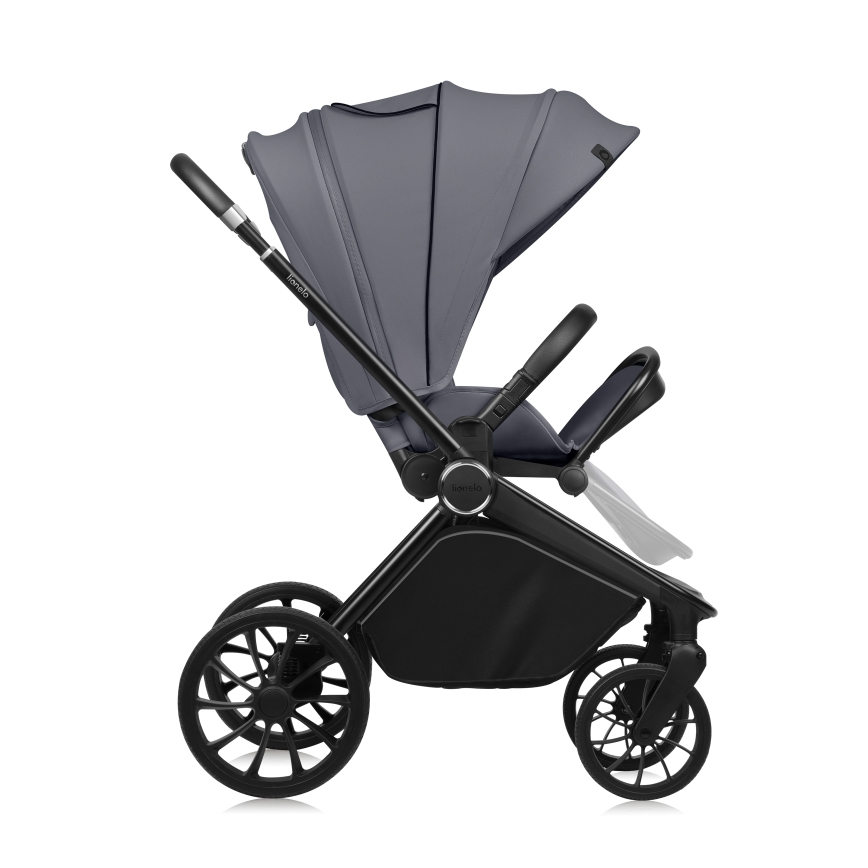 Lionelo - Sportieve kinderwagen MIKA PLUS Grijs Stone