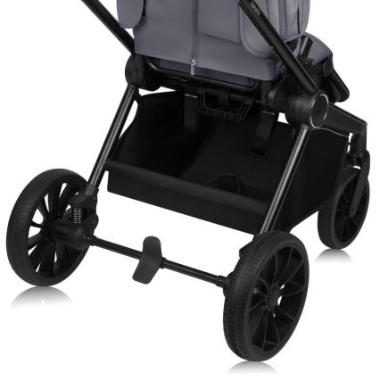 Lionelo - Sportieve kinderwagen MIKA PLUS Grijs Stone