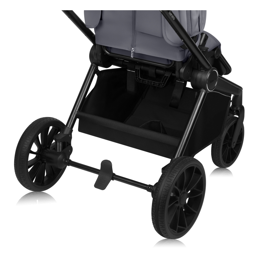 Lionelo - Sportieve kinderwagen MIKA PLUS Grijs Stone