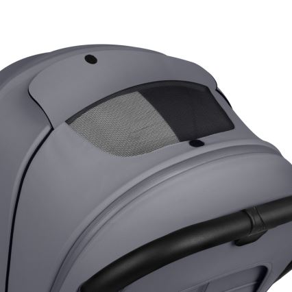 Lionelo - Sportieve kinderwagen MIKA PLUS Grijs Stone