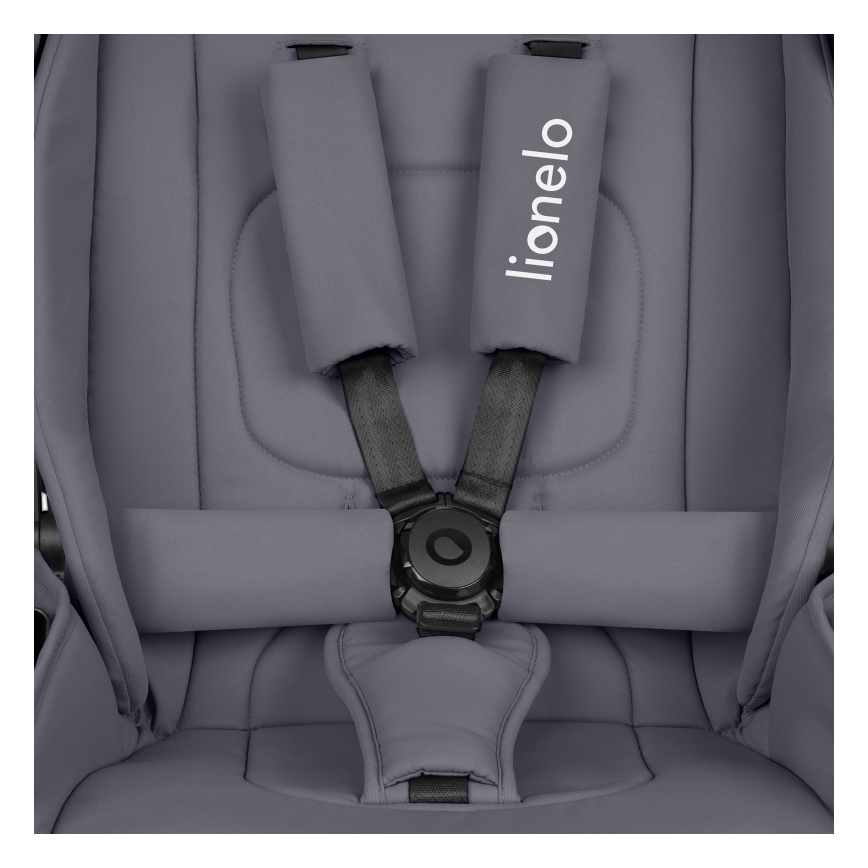 Lionelo - Sportieve kinderwagen MIKA PLUS Grijs Stone