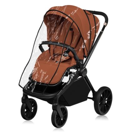 Lionelo - Sportieve kinderwagen MIKA PLUS Roestbruin