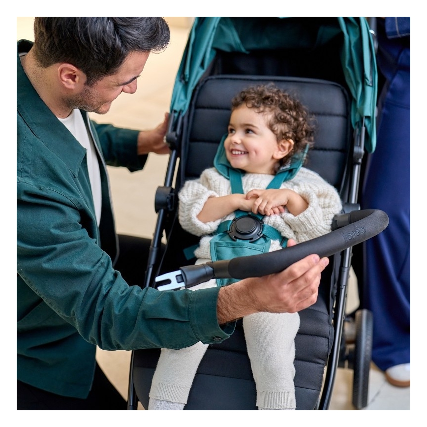 Lionelo - Sportieve kinderwagen MIRA Smaragdgroen