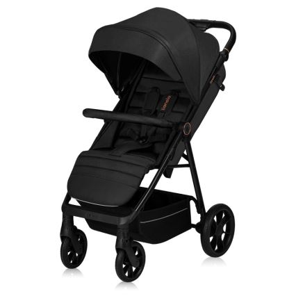 Lionelo - Sportieve kinderwagen MIRA Zwart Onyx