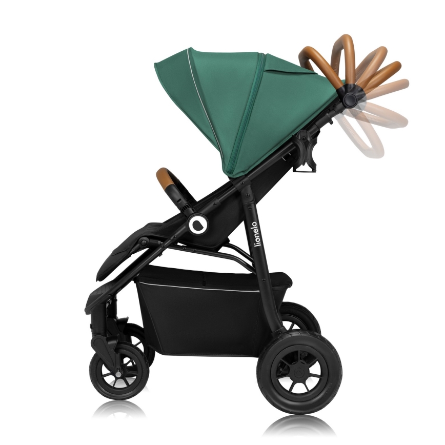Lionelo - Sportieve kinderwagen NATT Smaragdgroen