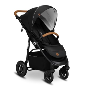 Lionelo - Sportieve kinderwagen NATT Zwart Onyx