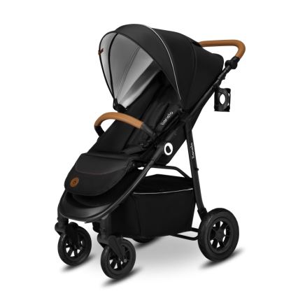 Lionelo - Sportieve kinderwagen NATT Zwart Onyx