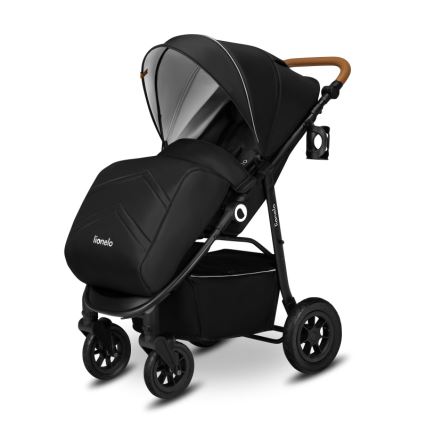Lionelo - Sportieve kinderwagen NATT Zwart Onyx
