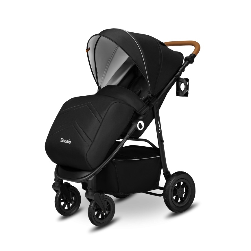 Lionelo - Sportieve kinderwagen NATT Zwart Onyx