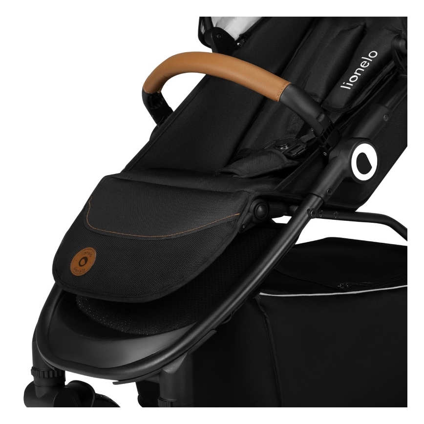 Lionelo - Sportieve kinderwagen NATT Zwart Onyx