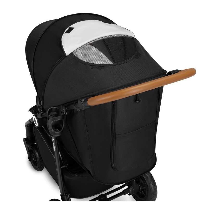 Lionelo - Sportieve kinderwagen NATT Zwart Onyx