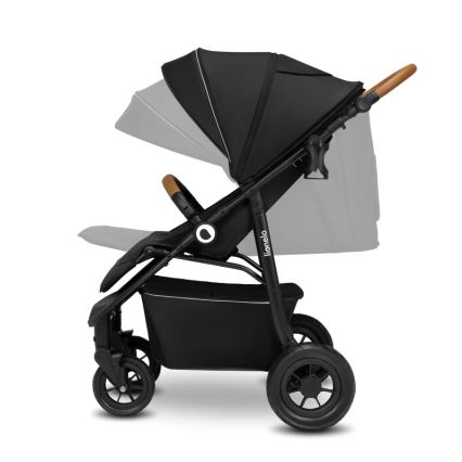 Lionelo - Sportieve kinderwagen NATT Zwart Onyx