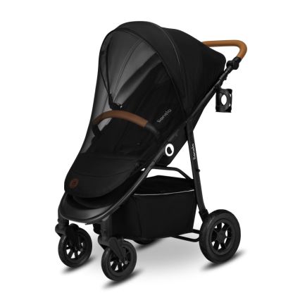 Lionelo - Sportieve kinderwagen NATT Zwarte Onyx