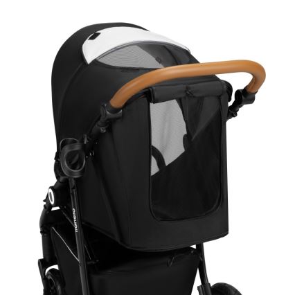 Lionelo - Sportieve kinderwagen NATT Zwarte Onyx