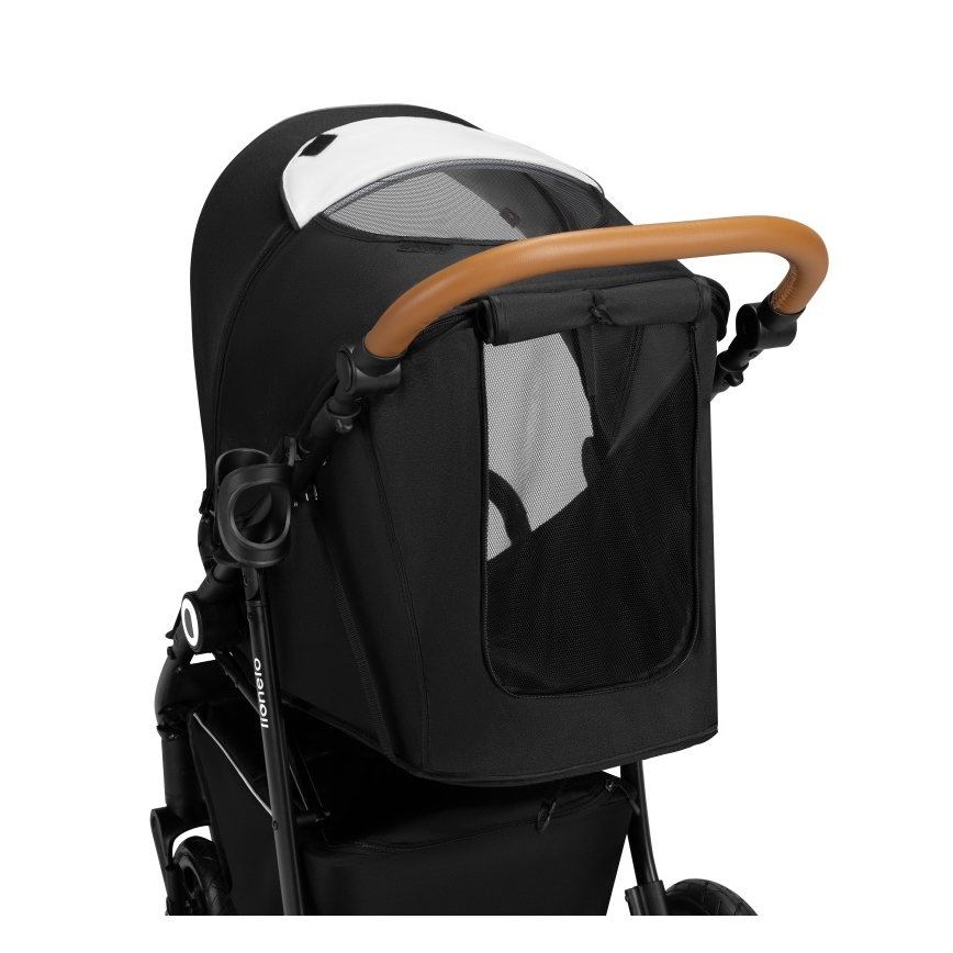 Lionelo - Sportieve kinderwagen NATT Zwarte Onyx