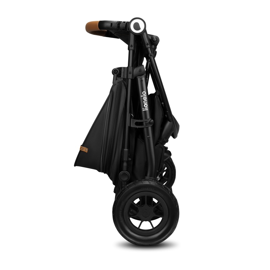 Lionelo - Sportieve kinderwagen NATT Zwarte Onyx