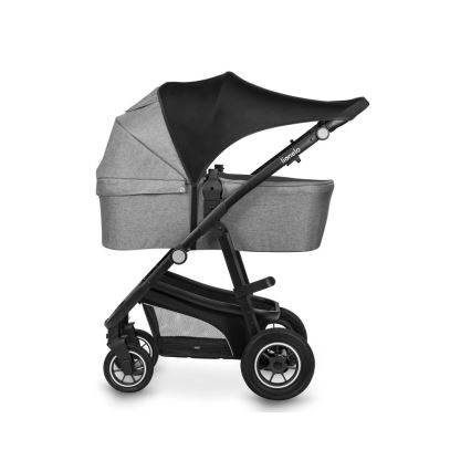 Lionelo - SUN COVER zonnescherm voor kinderwagen, zwart carbon