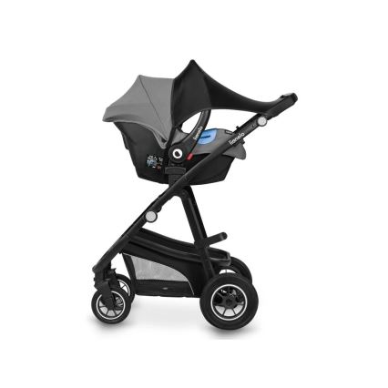 Lionelo - SUN COVER zonnescherm voor kinderwagen, zwart carbon