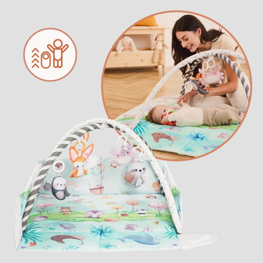 Lionelo - Tapis de jeu pour enfants ANIKA Natural