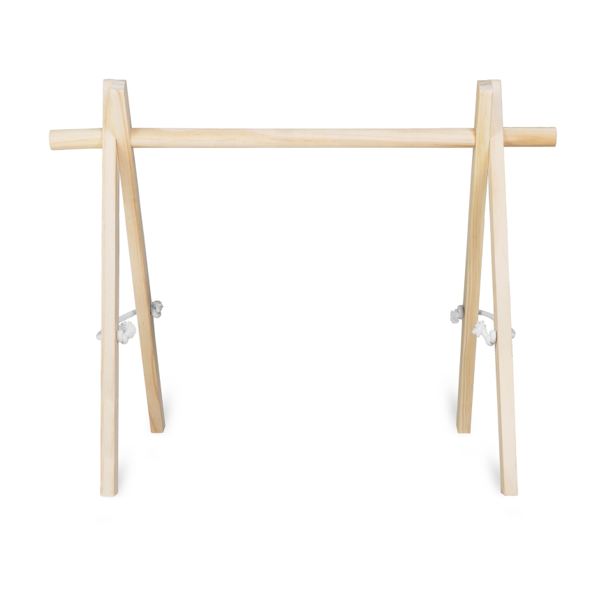Lionelo - Tapis d'éveil pour bébé avec arche en bois ANIS