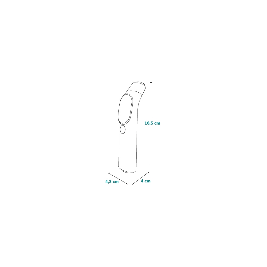 Lionelo - Thermomètre à infrarouge FEVERSCAN 2xAAA