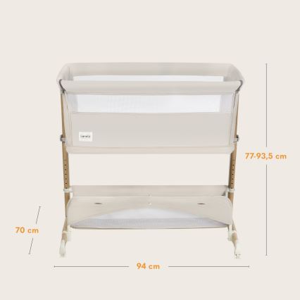 Lionelo - THOMI PLUS 5-in-1 babybedje zandbeige