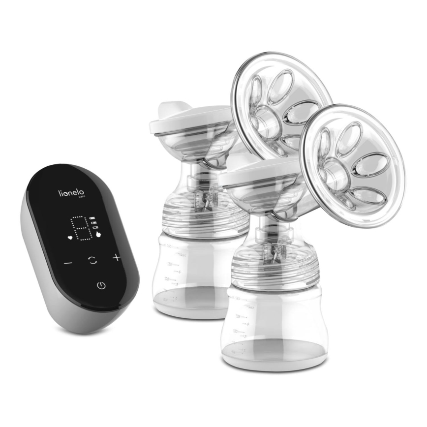 Lionelo - Tire-lait électrique double rechargeable TWEE GO 5V 1100 mAh 150 ml