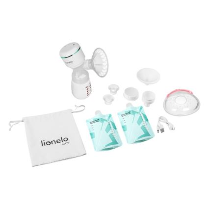Lionelo - Tire-lait électrique rechargeable FIDI PLUS 5V 1200 mAh 180 ml