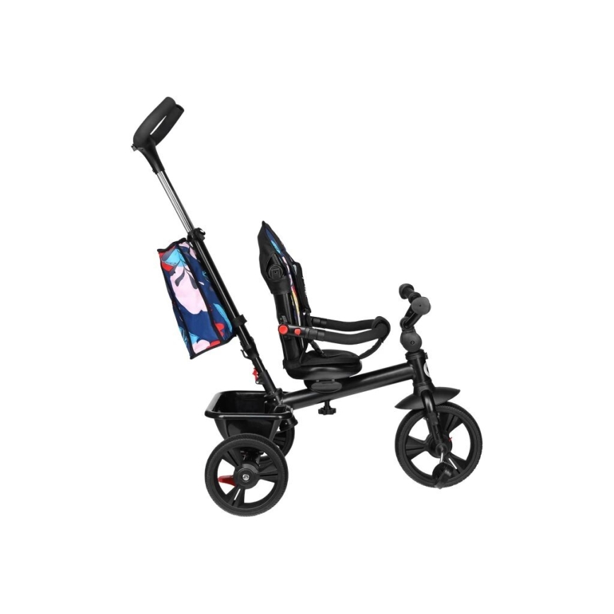 Lionelo - Tricycle enfant HAARI noir/coloré