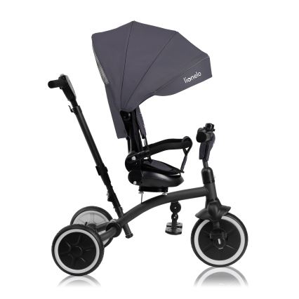 Lionelo - Tricycle enfant TRIS PLUS Grey Stone