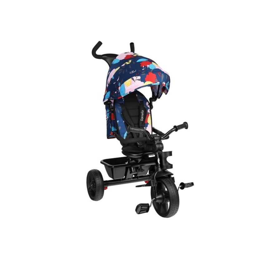 Lionelo - Tricycle pour enfant HAARI noir/multicolore