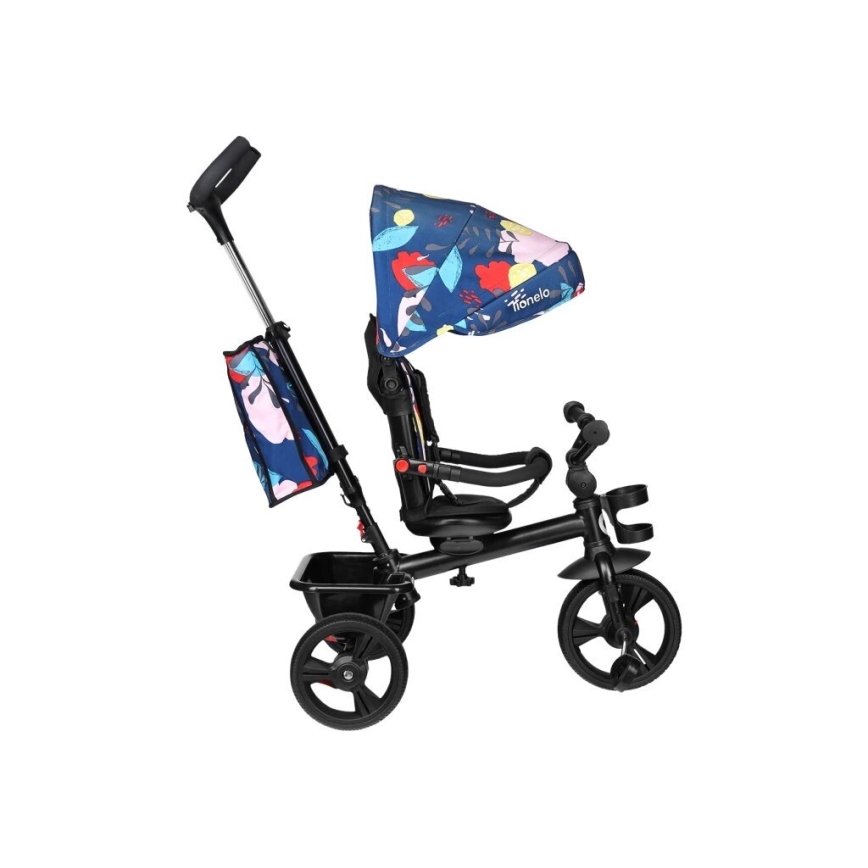Lionelo - Tricycle pour enfant HAARI noir/multicolore