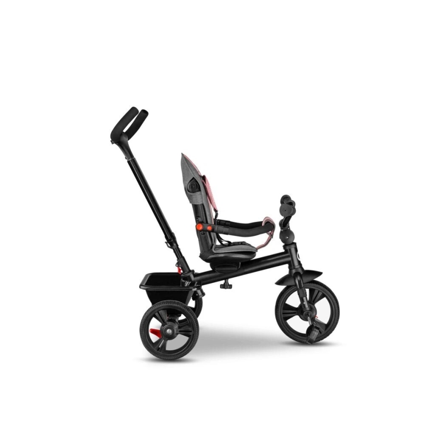 Lionelo - Tricycle pour enfant HAARI rose/gris