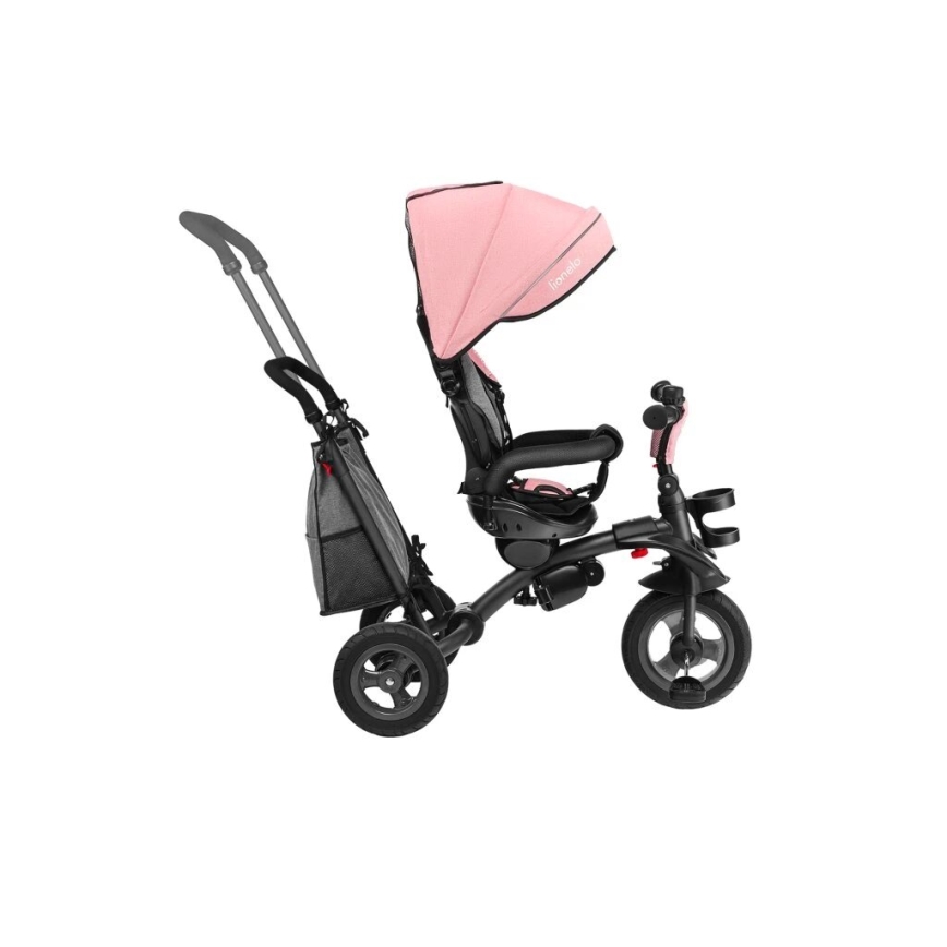 Lionelo - Tricycle pour enfant TRIS rose/gris