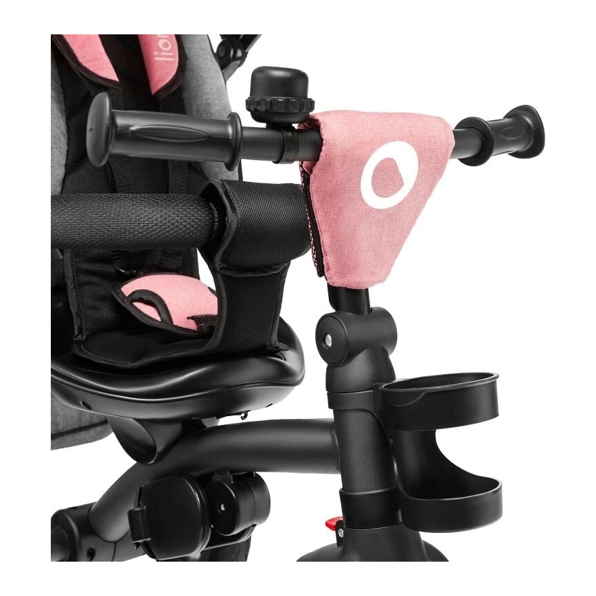 Lionelo - Tricycle pour enfant TRIS rose/gris