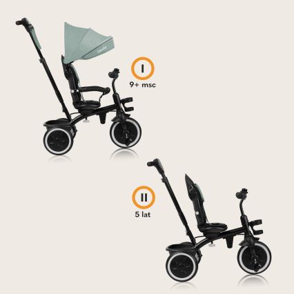 Lionelo - Tricycle pour enfants BERRY Green Forest