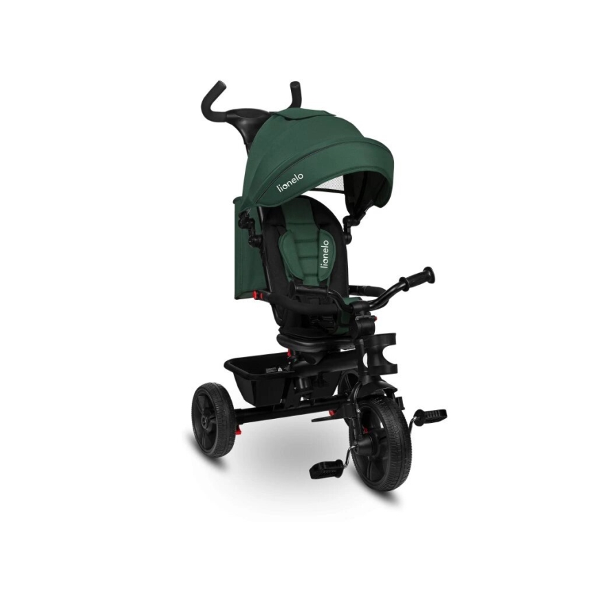 Lionelo - Tricycle pour enfants HAARI vert/noir
