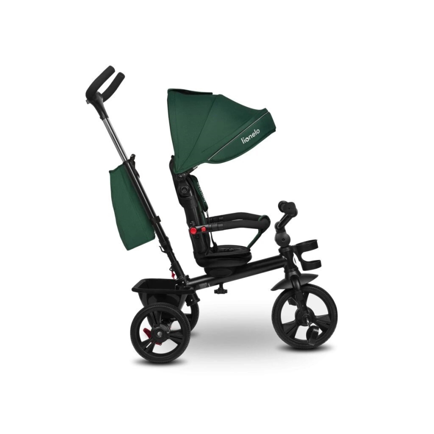 Lionelo - Tricycle pour enfants HAARI vert/noir